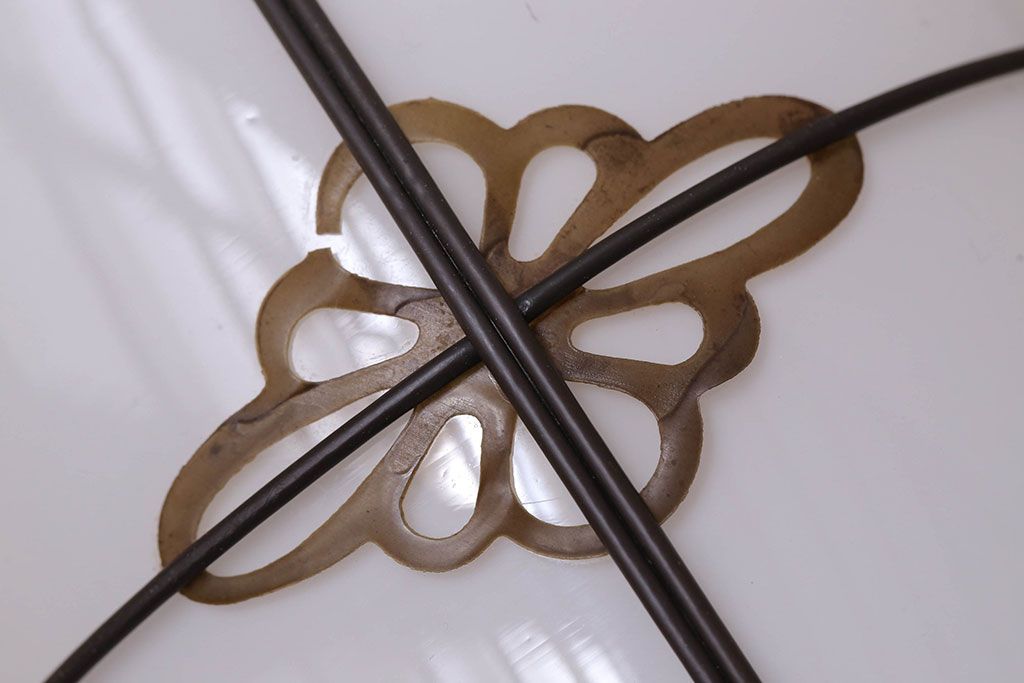 和製アンティーク　セルロイド巻電笠照明