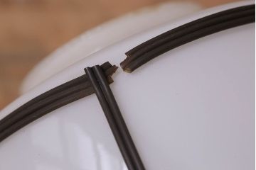 和製アンティーク　セルロイド巻電笠照明