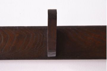 アンティーク雑貨　栗材　古い木製のアンティークウォールフック