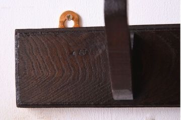アンティーク雑貨　栗材　古い木製のアンティークウォールフック