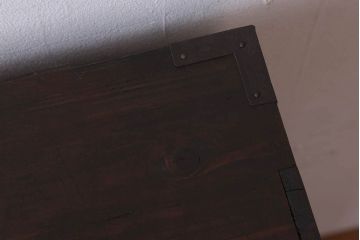 アンティーク家具　前面檜材　シンプルなアンティーク衣装箪笥(チェスト)(3)