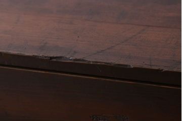 アンティーク家具　前面檜材　シンプルなアンティーク衣装箪笥(チェスト)(3)