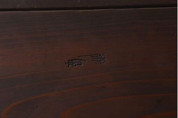 アンティーク家具　前面檜材　シンプルなアンティーク衣装箪笥(チェスト)(3)