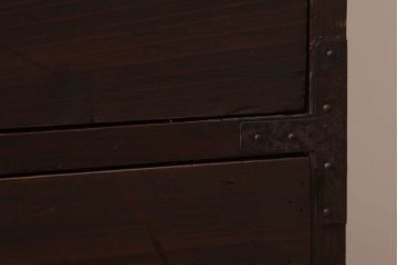 アンティーク家具　前面檜材　シンプルなアンティーク衣装箪笥(チェスト)(3)