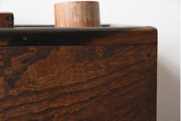 アンティーク雑貨　欅材製　アンティーク煙草盆