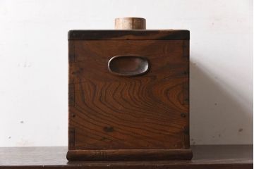 アンティーク雑貨　欅材製　アンティーク煙草盆