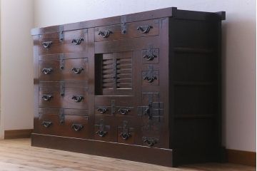 アンティーク家具　明治期　上手物　水屋箪笥サイドボード
