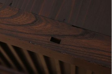 アンティーク家具　古民具・骨董　明治大正期　六尺　縦桟引き戸の重ね水屋箪笥