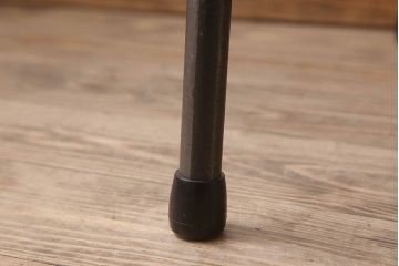 アンティーク家具　天板ナラ古材　アンティーク　シンプルな鉄脚テーブル