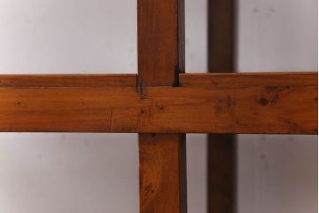 アンティーク家具　特大サイズ　古い木製の和製アンティーク飾り棚