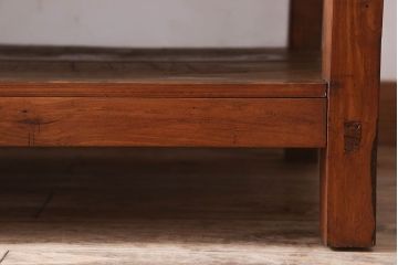 アンティーク家具　特大サイズ　古い木製の和製アンティーク飾り棚