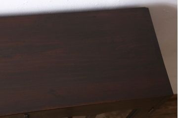 アンティーク家具　和製アンティーク　古い檜材の上品なブックケース(本棚)