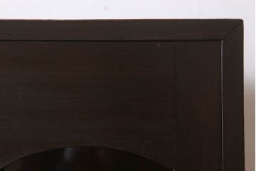 アンティーク家具　和製アンティーク　古い檜材の上品なブックケース(本棚)