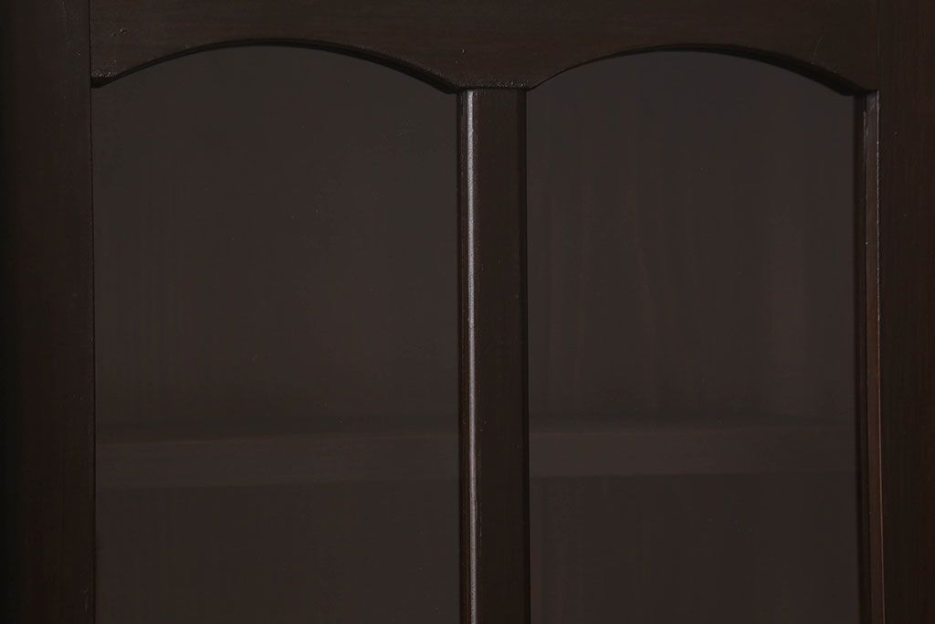 アンティーク家具　和製アンティーク　古い檜材の上品なブックケース(本棚)