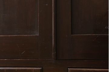 アンティーク家具　和製アンティーク　古い檜材の上品なブックケース(本棚)