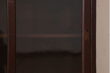 アンティーク家具　杉材製　小ぶりなアンティーク本箱