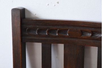 アンティーク家具　イギリスアンティーク　オーク材製チェア
