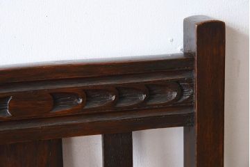 アンティーク家具　イギリスアンティーク　オーク材製チェア