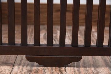 アンティーク雑貨　明治大正期　時代物　檜材のアンティーク帳場格子