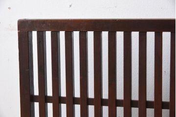 アンティーク雑貨　明治大正期　時代物　檜材のアンティーク帳場格子