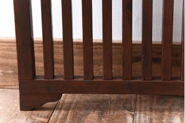 アンティーク雑貨　明治大正期　時代物　檜材のアンティーク帳場格子