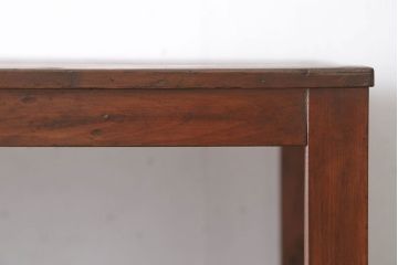 アンティーク家具　特大サイズ　古い木製の和製アンティーク飾り棚(2)