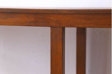 アンティーク家具　特大サイズ　古い木製の和製アンティーク飾り棚(2)