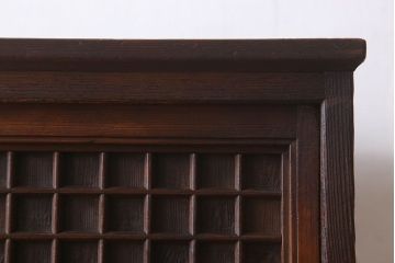 アンティーク家具　高級品　意匠が素晴らしい　アンティーク茶箪笥