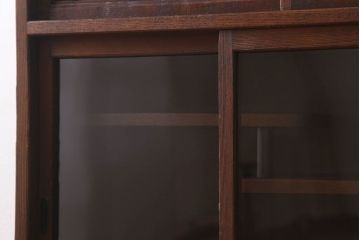 アンティーク家具　高級品　意匠が素晴らしい　アンティーク茶箪笥
