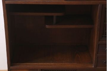 アンティーク家具　高級品　意匠が素晴らしい　アンティーク茶箪笥