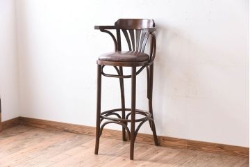 ヴィンテージ家具　イギリスビンテージ　ベントウッドカウンターチェア(1)