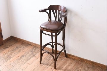 ヴィンテージ家具　イギリスビンテージ　ベントウッドカウンターチェア(1)