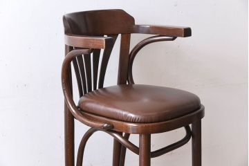 ヴィンテージ家具　イギリスビンテージ　ベントウッドカウンターチェア(1)