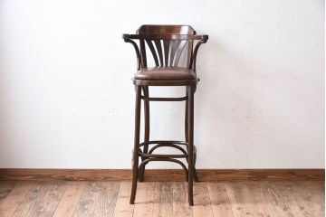 ヴィンテージ家具　イギリスビンテージ　ベントウッドカウンターチェア(2)