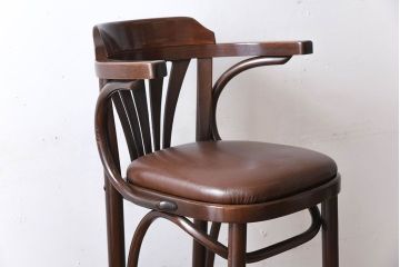 ヴィンテージ家具　イギリスビンテージ　ベントウッドカウンターチェア(2)