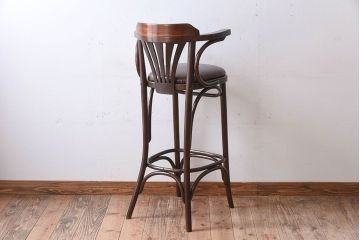 ヴィンテージ家具　イギリスビンテージ　ベントウッドカウンターチェア(2)