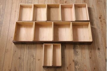 アンティーク家具　三方欅材　大正ロマン　高級品　引き出し31杯!大きなドロワー