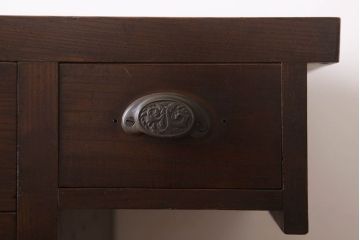 アンティーク家具　三方欅材　大正ロマン　高級品　引き出し31杯!大きなドロワー