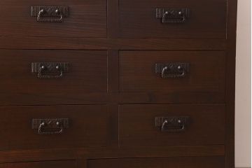 アンティーク家具　三方欅材　大正ロマン　高級品　引き出し31杯!大きなドロワー