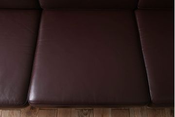 中古　宮崎椅子製作所　ペーパーナイフソファ　3人掛けソファ(長椅子)