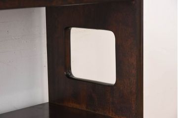 中古　松本民芸家具　♯221型クズ布茶タンス2(定価約21万8千円)