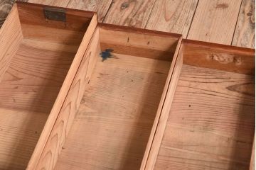 アンティーク家具　大正ロマン　総欅材製!上質なアンティーク文机