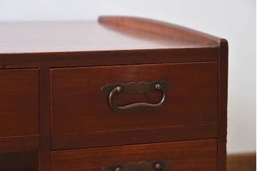 アンティーク家具　大正ロマン　総欅材製!上質なアンティーク文机