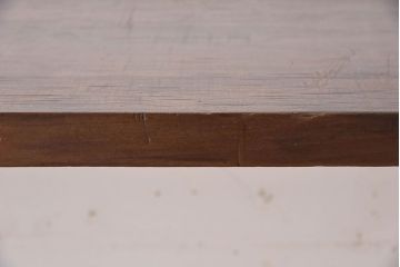 アンティーク家具　古い天板一枚板の鉄脚テーブル