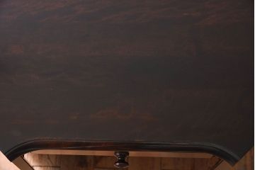 中古　北海道民芸家具　♯457　コーナーデスク(定価約30万円)