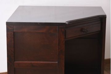 中古　北海道民芸家具　♯457　コーナーデスク(定価約30万円)