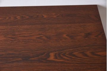 ラフジュ工房オリジナル　アイアンフレームの4脚格納スツール付き作業台(テーブル・机)