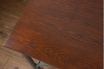 ラフジュ工房オリジナル 6脚格納スツール付きテーブル