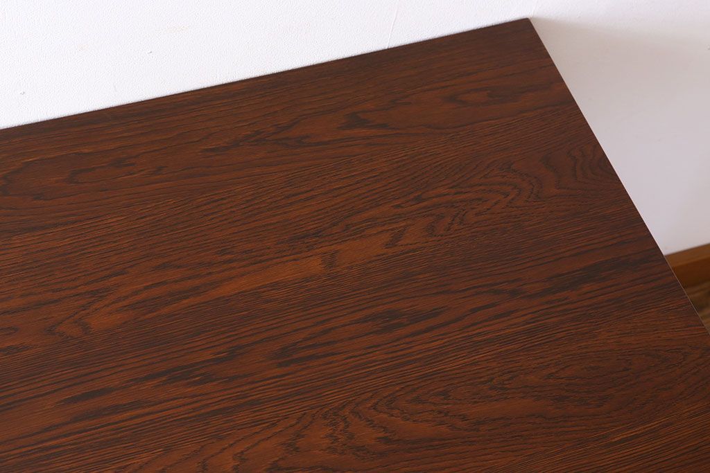 ラフジュ工房オリジナル 6脚格納スツール付きテーブル