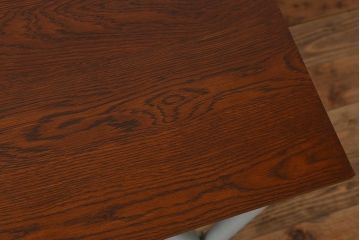 ラフジュ工房オリジナル 6脚格納スツール付きテーブル